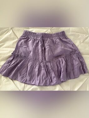 Shinestar ruffled, tier skirt.  Lavender size s
